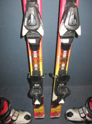 SALOMON LUX 150cm + Lyžáky 27,5cm  