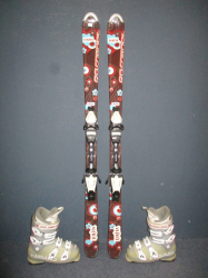 ROSSIGNOL LOLITA 140cm + Lyžáky 25,5cm