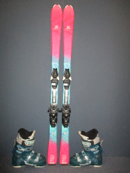 SALOMON THE LUX 150cm + Lyžáky 26,5cm