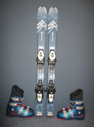 SALOMON QST MAX 100cm + Lyžáky 21,5cm