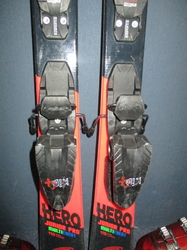 Dětské lyže ROSSIGNOL HERO MTE 110cm + Lyžáky 23,5cm, VÝBORNÝ STAV