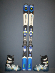 Juniorské lyže DYNASTAR TEAM SPEED 130cm + Lyžáky 25,5cm, VÝBORNÝ STAV