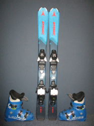 Dětské lyže ATOMIC BOY X 100cm + Lyžáky 20,5cm, SUPER STAV