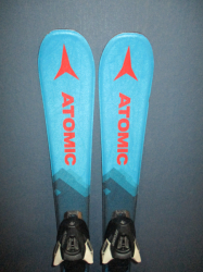 Dětské lyže ATOMIC BOY X 90cm + Lyžáky 19,5cm, SUPER STAV