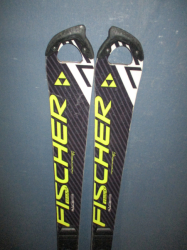 Juniorské sportovní lyže FISCHER RC4 WC 145cm + Lyžáky 27,5cm, VÝBORNÝ STAV