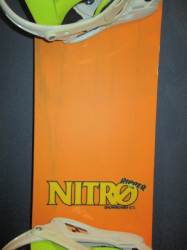 Snowboard NITRO RIPPER 142cm + vázání, VÝBORNÝ STAV