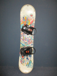 Snowboard ROSSIGNOL SCAN 110cm + vázání, VÝBORNÝ STAV