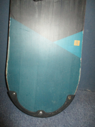 Snowboard NIDECKER RHYTM 120cm + vázání, VÝBORNÝ STAV