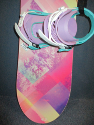 Snowboard FIREFLY FANCY 143cm + nové vázání, VÝBORNÝ STAV