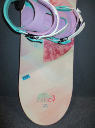 Snowboard FIREFLY FANCY 148cm + nové vázání, SUPER STAV