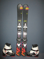 Dětské lyže DYNASTAR MY FIRST MENACE 92cm + Lyžáky 18,5cm, VÝBORNÝ STAV