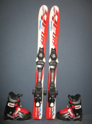 Dětské lyže HEAD XENON TEAM 97cm + Lyžáky 19,5cm, VÝBORNÝ STAV