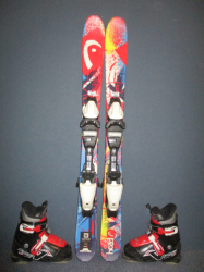 Dětské lyže HEAD SOUPHEAD 97cm + Lyžáky 19,5cm, VÝBORNÝ STAV