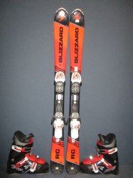 Dětské lyže BLIZZARD RC 110cm + Lyžáky 23,5cm, VÝBORNÝ STAV
