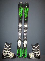 Dětské lyže HEAD MONSTER 107cm + Lyžáky 21,5cm, SUPER STAV