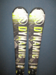 Juniorské lyže DYNAMIC VR 07 120cm + Lyžáky 24,5cm, VÝBORNÝ STAV