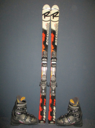 Juniorské lyže ROSSIGNOL RADICAL 150cm + Lyžáky 28cm, VÝBORNÝ STAV