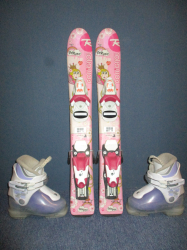 ROSSIGNOL PRINCESS 67cm + Lyžáky 16,5cm