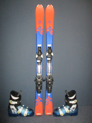 SALOMON QST MAX Jr 130cm + Lyžáky 25,5cm