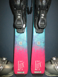 SALOMON THE LUX Jr 130cm + Lyžáky 25cm