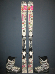 ROSSIGNOL DIVA 130cm + Lyžáky 25,5cm