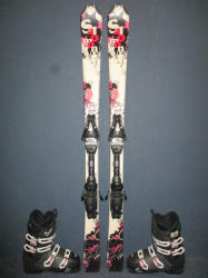 SALOMON JADE Jr 130cm + Lyžáky 25,5cm