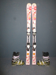 ROSSIGNOL FUN GIRL 140cm + Lyžáky 26,5cm